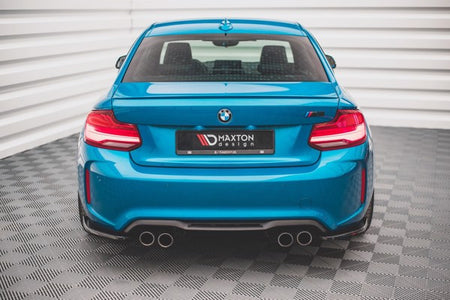 Maxton Rear Side Splitters V.2 BMW M2 F87 - Gloss Black