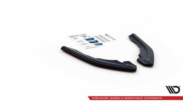 Maxton Rear Side Splitters V.2 BMW M2 F87 - Gloss Black