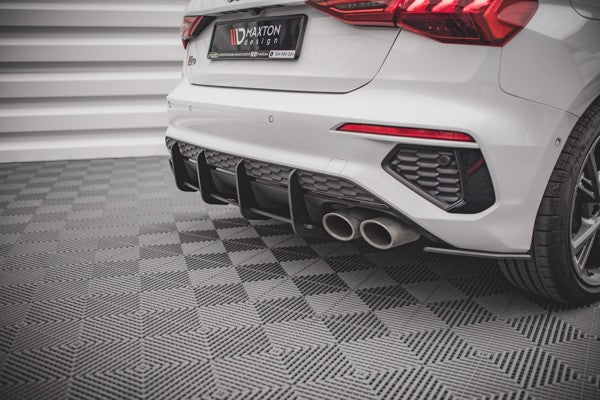 Maxton Street Pro Rear Diffuser Audi S3 Sportback 8Y - Black