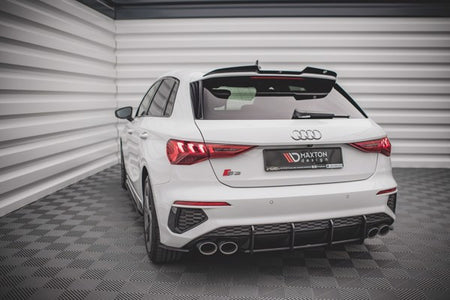 Maxton Street Pro Rear Diffuser Audi S3 Sportback 8Y - Black