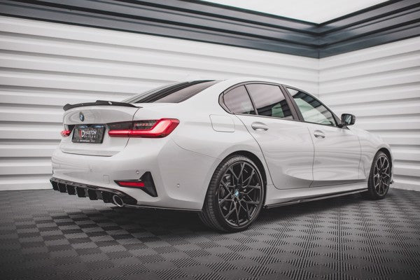 Maxton Side Skirts Diffusers BMW 3 G20 / G21 - Gloss Black