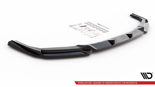 Maxton Front Splitter V.2 BMW  X5M F95 - Gloss Black