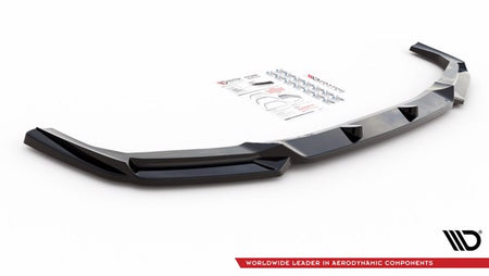 Maxton Front Splitter V.2 BMW  X5M F95 - Gloss Black