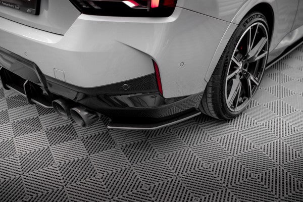 Maxton Street Pro Rear Side Splitters BMW 2 Coupe M240I G42 - Black