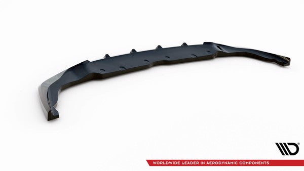 Maxton Front Splitter V.6 For BMW 1 F40 M-Pack / M135I  - Gloss Black