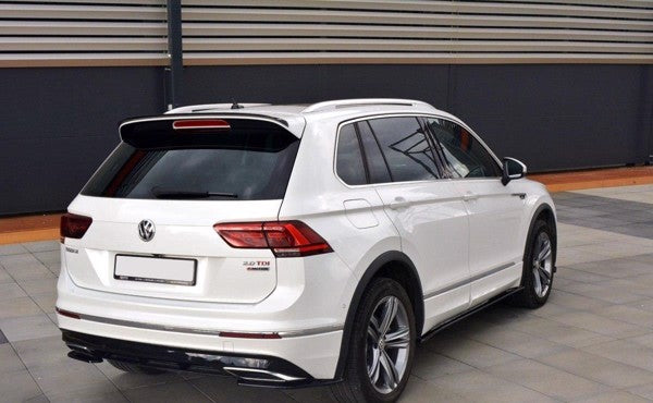 Maxton Spoiler Extension VW Tiguan Mk2 R-Line - Gloss Black