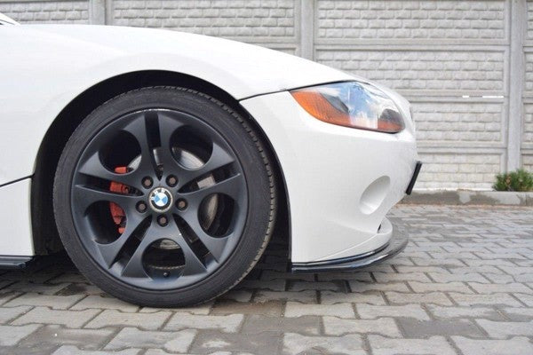 Maxton Front Splitter V.2 BMW Z4 E85 (Preface) - Gloss Black