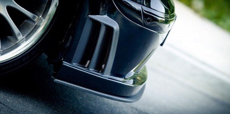 Maxton Front Splitter Mercedes Clk W209 Black (Sl Black Series Look) - Gloss Black