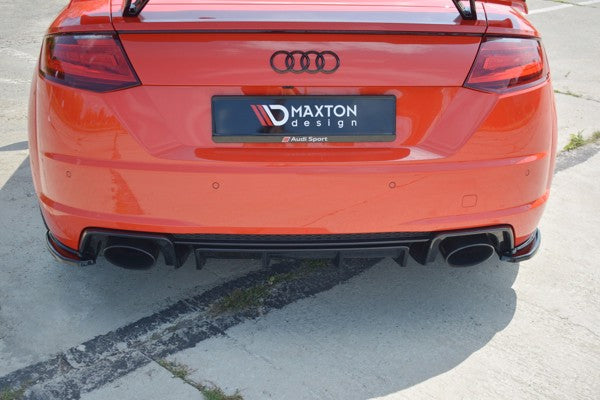 Maxton Rear Side Splitters Audi TT RS 8S - Gloss Black