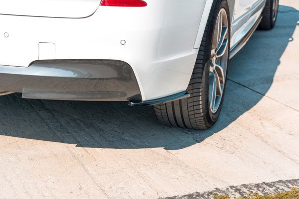 Maxton Rear Side Splitters For BMW X3 F25 M-Pack Facelift  - Gloss Black