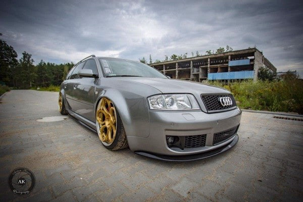 Maxton Side Skirts Diffusers Audi RS6 C5 - Gloss Black