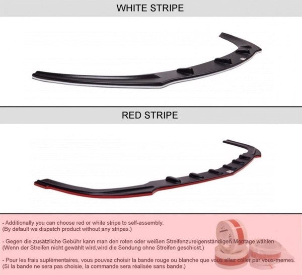 Maxton Side Skirts Diffusers Audi RS6 C5 - Gloss Black