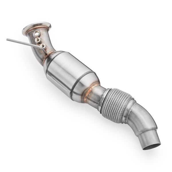 RM Motors Downpipe BMW E83 X3 30d M57N2 + SILENCER