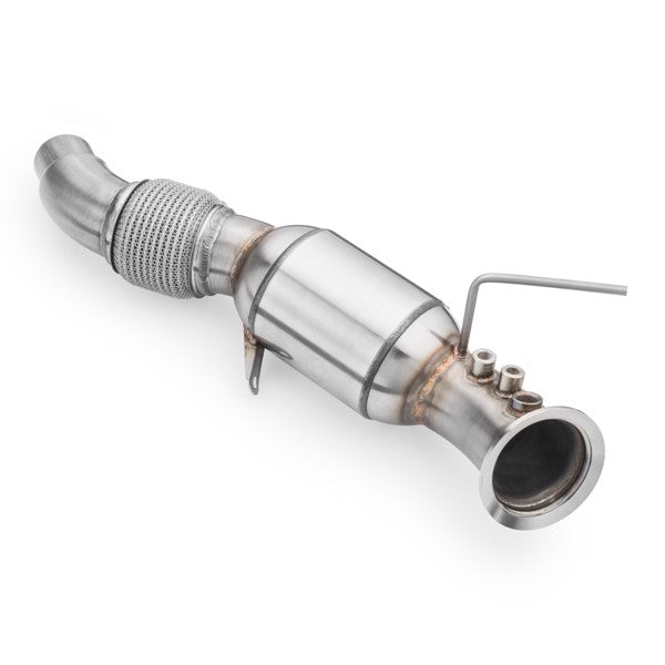 RM Motors Downpipe BMW E71 X6 30d M57N2 + SILENCER