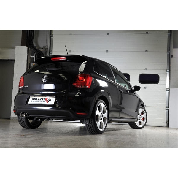 Milltek Cat-back Volkswagen Polo GTi 1.4 TSI 180PS 7spd DSG