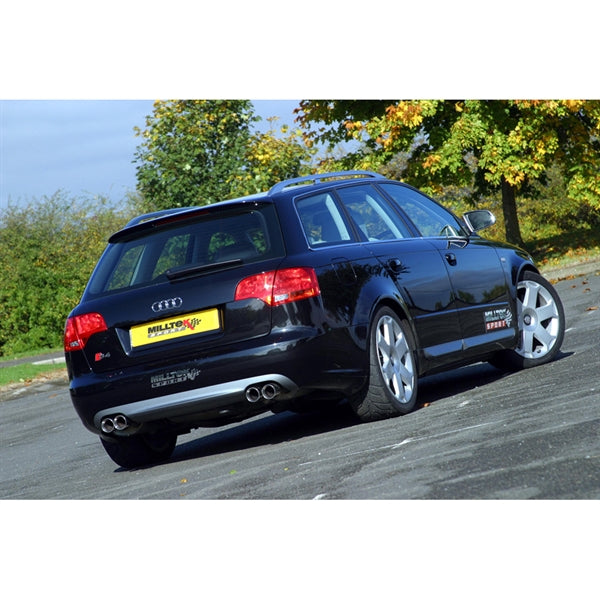 Milltek Cat-back Audi S4 4.2 V8 quattro B7 Saloon/Sedan‚ Avant‚ & Cabriolet