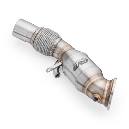 RM Motors Downpipe BMW G11, G12 730i, 730Li, 740e, 740Le B48 + SILENCER