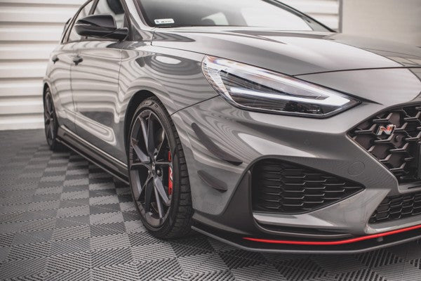 Maxton Front Bumper Wings (Canards) Hyundai I30 N Hatchback/Fastback Mk3 Facelift