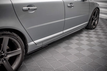 Maxton Side Skirts Diffusers Volvo V70 Mk3 - Gloss Black
