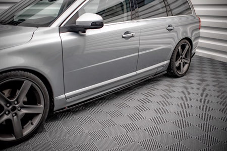 Maxton Side Skirts Diffusers Volvo V70 Mk3 - Gloss Black