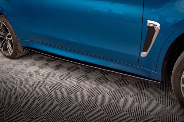 Maxton Side Skirts Diffusers BMW X6 M F86 - Gloss Black