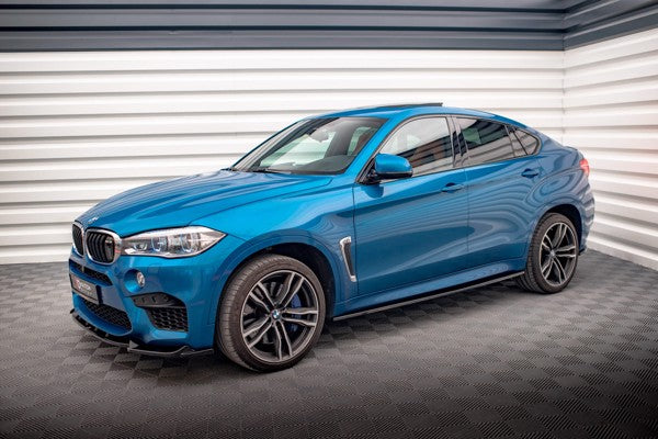 Maxton Side Skirts Diffusers BMW X6 M F86 - Gloss Black