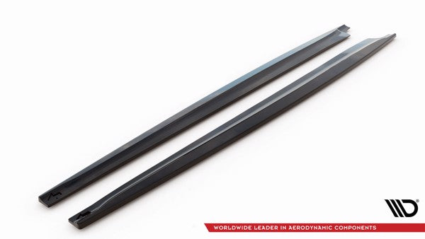 Maxton Side Skirts Diffusers BMW X6 M F86 - Gloss Black