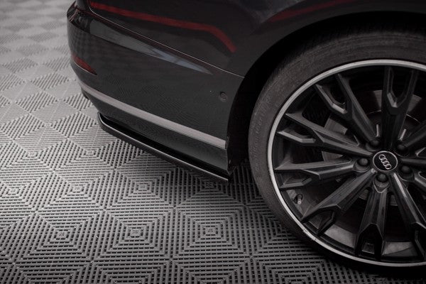 Maxton Rear Side Splitters Audi S8 D5 - Gloss Black