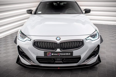 Maxton Front Bumper Wings (Canards) BMW 2 Coupe M-Pack / M240I G42