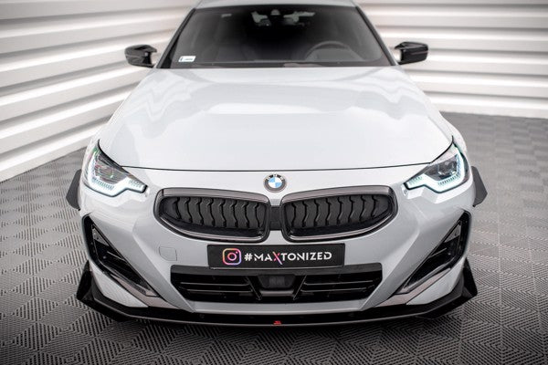 Maxton Front Bumper Wings (Canards) BMW 2 Coupe M-Pack / M240I G42
