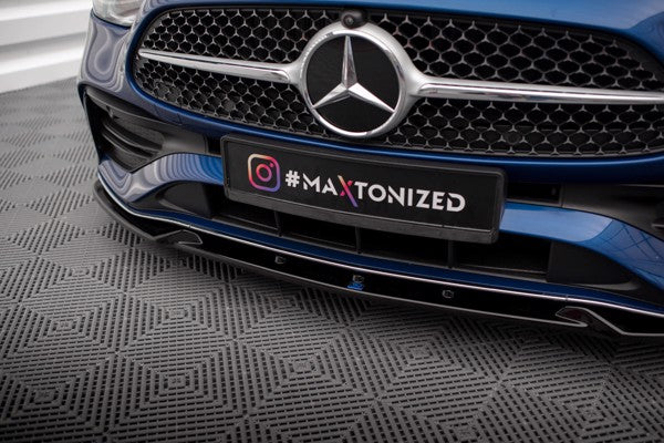Maxton Front Splitter V.1 Mercedes-Benz C Amg-Line W206 - Gloss Black