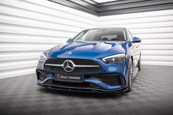Maxton Front Splitter V.1 Mercedes-Benz C Amg-Line W206 - Gloss Black