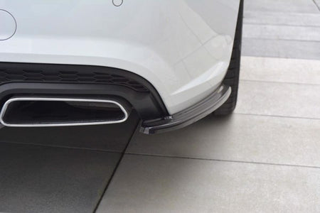 Maxton Rear Side Splitters Audi A6 C7 Avant S-Line/ S6 C7 Facelift - Gloss Black