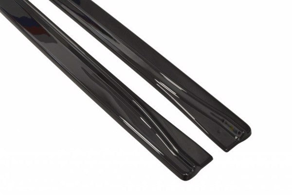 Maxton Side Skirts Diffusers Citroen DS5 Facelift - Gloss Black