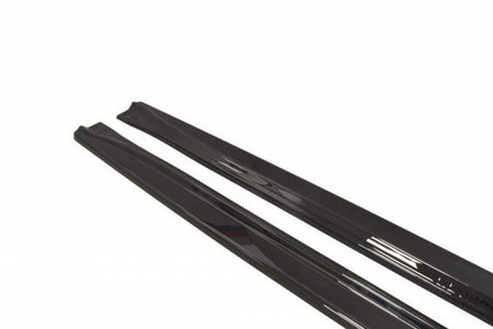 Maxton Side Skirts Diffusers Citroen DS5 Facelift - Gloss Black