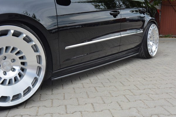 Maxton Side Skirts Diffusers VW Passat Cc Standard - Gloss Black