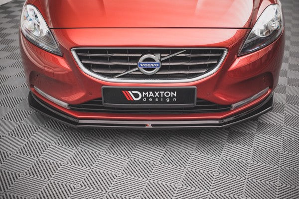 Maxton Front Splitter Volvo V40 - Gloss Black