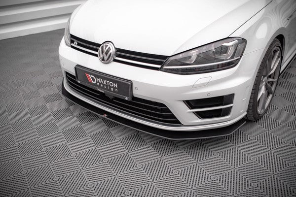 Maxton Street Pro Front Splitter V.2 Volkswagen Golf R Mk7 - Black