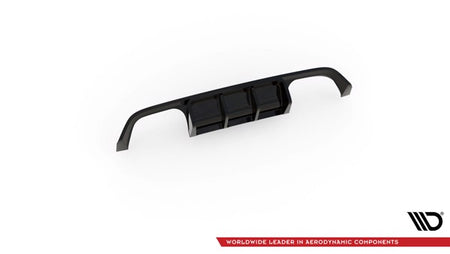 Maxton Rear Valance BMW M4 F82 - Gloss Black