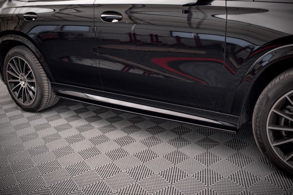 Maxton Side Skirts Diffusers Mercedes-Benz Gle Coupe Amg-Line C167 - Gloss Black