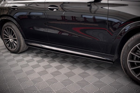 Maxton Side Skirts Diffusers Mercedes-Benz Gle Coupe Amg-Line C167 - Gloss Black