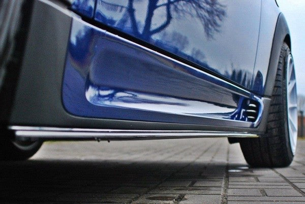 Maxton Side Skirts Diffusers Mini Cooper R56 Jcw - Gloss Black