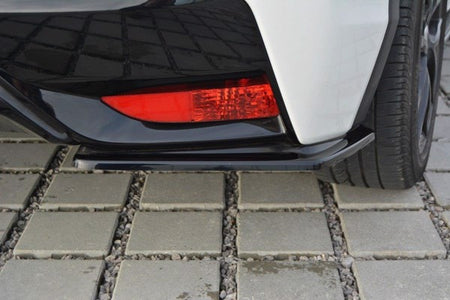 Maxton Rear Side Splitters Honda Civic Mk9 Facelift - Gloss Black