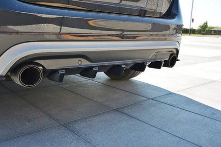 Maxton Rear Valance Volvo V60 Polestar Facelift - Gloss Black