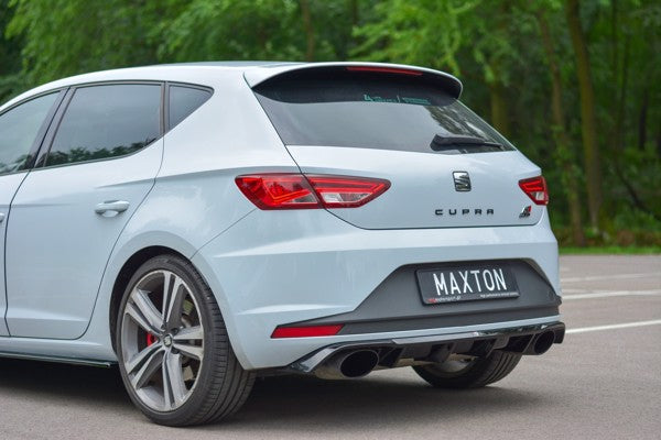 Maxton Rear Valance Seat Leon Iii Cupra - Gloss Black