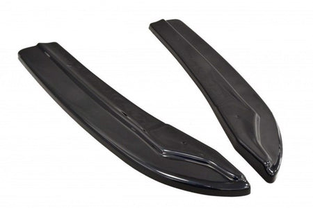 Maxton Rear Side Splitters Mercedes C W204 63Amg/Amg-Line - Gloss Black