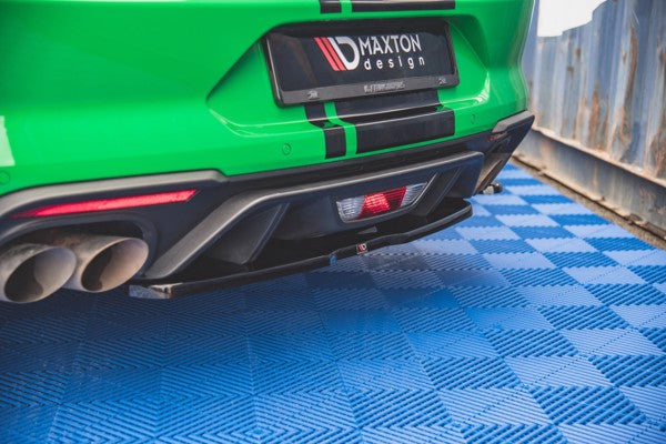 Maxton Central Rear Splitter Ford Mustang Gt Mk6 Facelift - Gloss Black