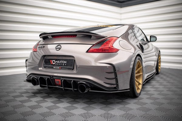 Maxton Street Pro Rear Diffuser Nissan 370Z Nismo Facelift - Black