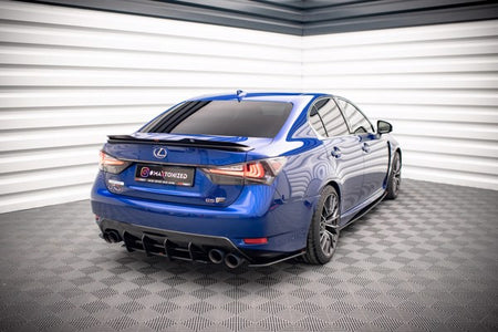 Maxton Street Pro Rear Side Splitters Lexus Gs F Mk4 Facelift - Black