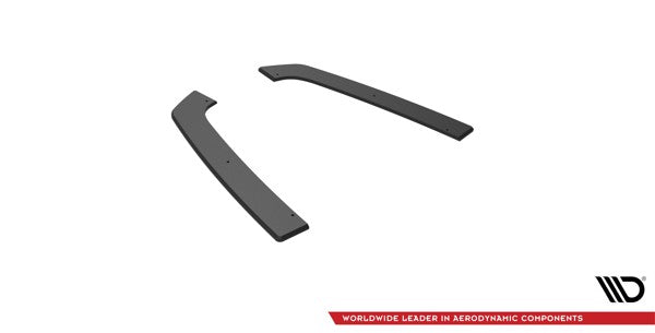 Maxton Street Pro Rear Side Splitters Lexus Gs F Mk4 Facelift - Black